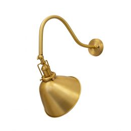 Lacquered Brass Reading Light
