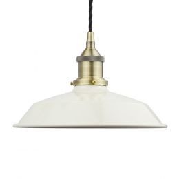 Clay White Small Trinity Metal Painted Pendant Light