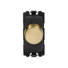 Soho Lighting Brushed Brass 6A Dummy CM-Grid Dimmer Switch Module