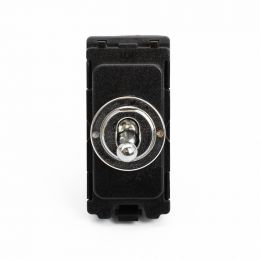 The Finsbury Collection Polished Chrome 20AX Intermediate CM-Grid Toggle Switch Module