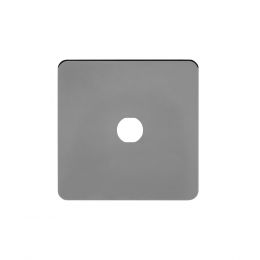 The Connaught Collection Flat Plate 1 Gang CM Circular Module Grid Switch Plate