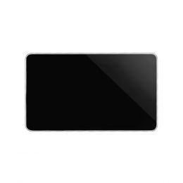 Soho Lighting Black Nickel Plate with Chrome Edge Double Blank Plates Screwless