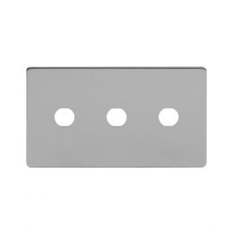 The Lombard Collection 3 Gang CM Circular Module Grid Switch Plate