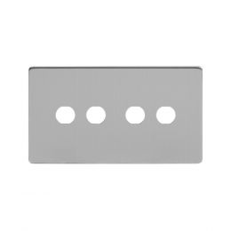 The Lombard Collection 4 Gang CM Circular Module Grid Switch Plate