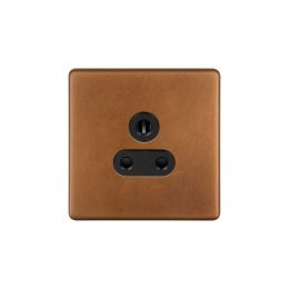 The Chiswick Collection Antique Copper 5 Amp Socket Screwless