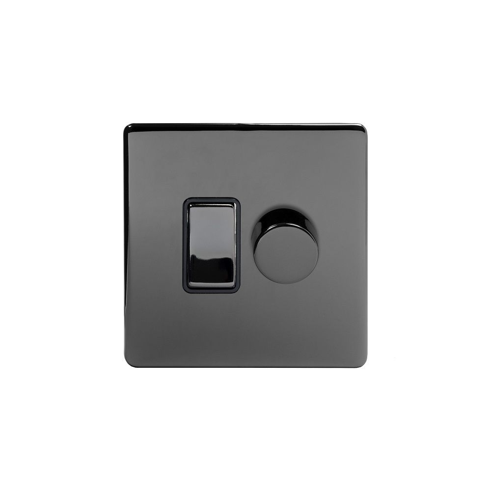 Black nickel touch dimmer switch