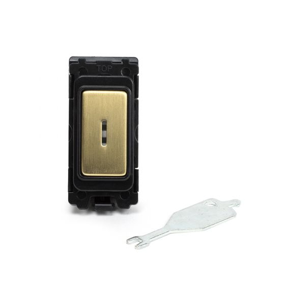 Soho-Lighting-Brushed-Brass-20AX-2-Way-SP-Key-Grid-Switch