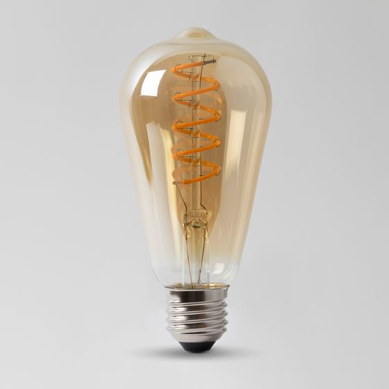 Vintage Style Edison Clear LED GLS Bulb Spiral Element