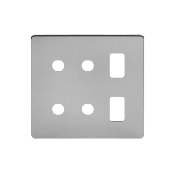 The Lombard Collection 6 Gang 2RM+4CM Dual Module Grid Switch Plate