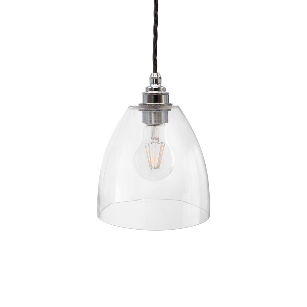 Potter Clear Glass Pendant Light