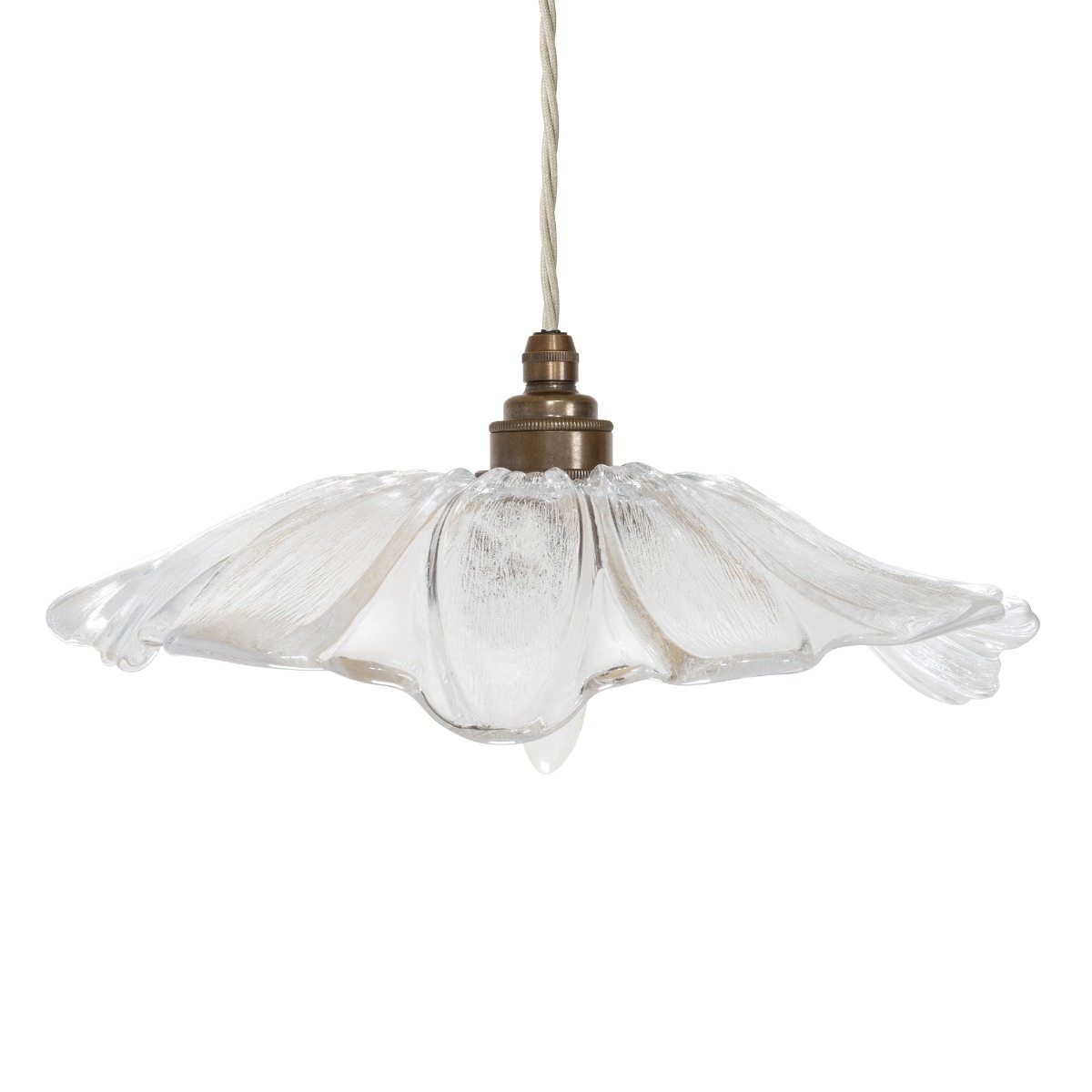 Organic Fleur Glass Glass Pendant Light