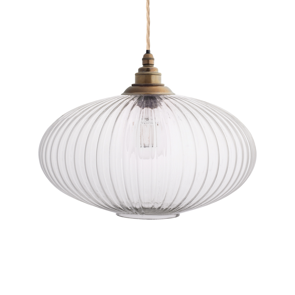 Henley Ellipse Glass Pendant Light