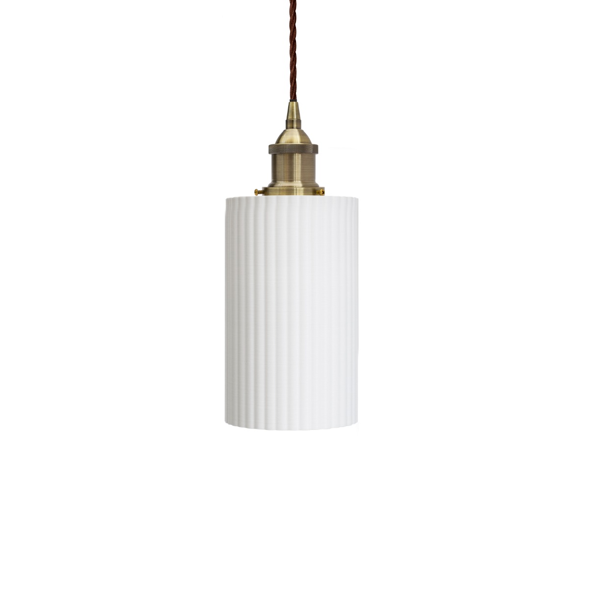 Ionian Ripple Shallow Pendant Surf White