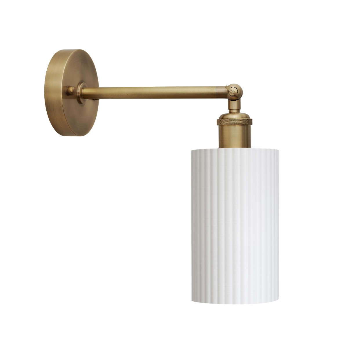 Ionian Ripple Shallow Surf White Wall Light