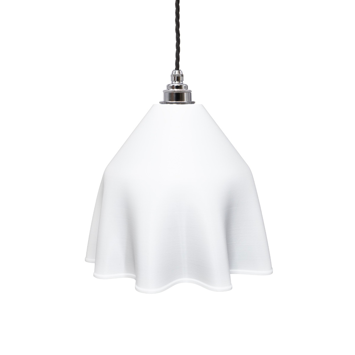 Soft White Drape Pendant Light