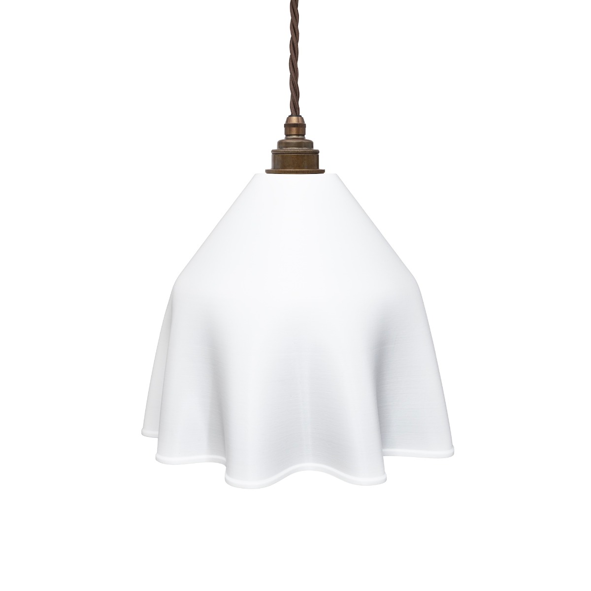 Soft White Drape Pendant Light