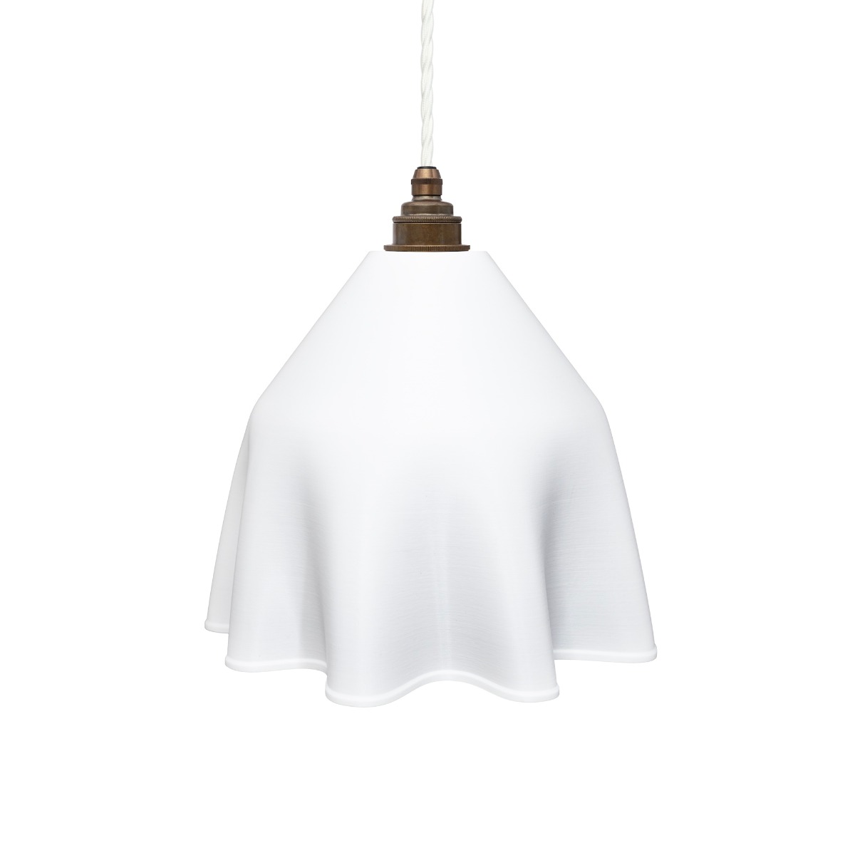 Soft White Drape Pendant Light