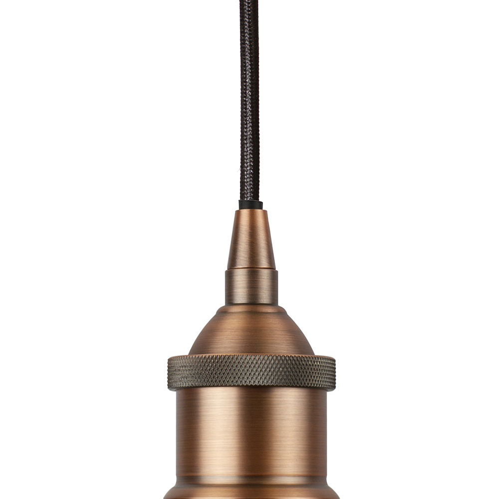 Navy Blue St Edmund's Painted Pendant Light