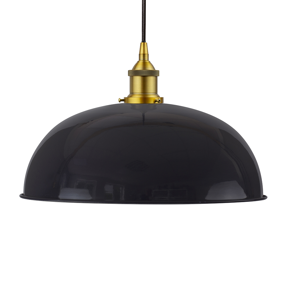 Navy Blue Worcester Painted Pendant Light