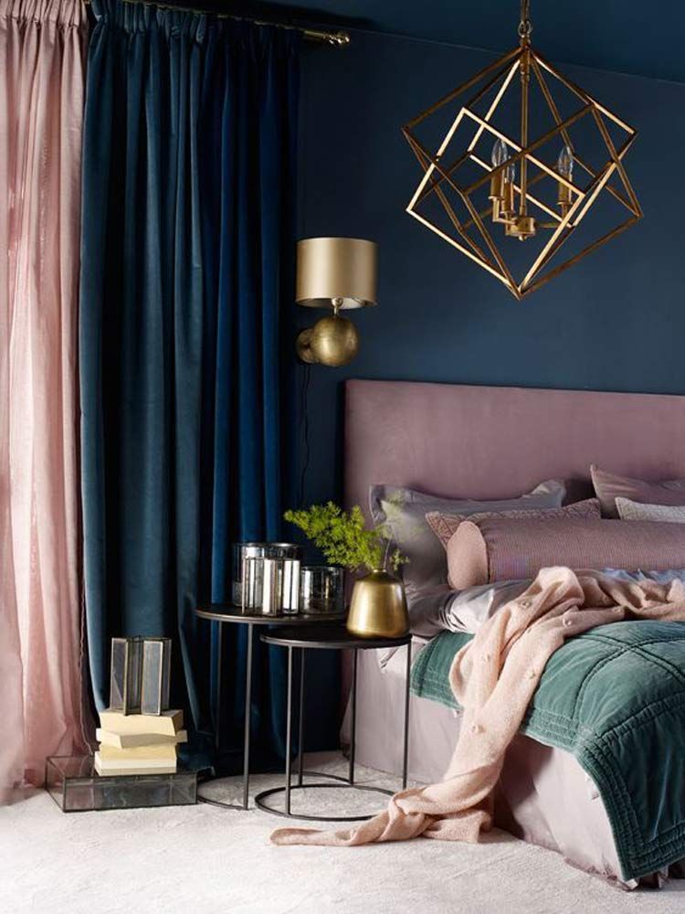 navy blue living room accessories