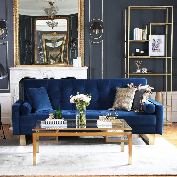 navy blue living room ideas