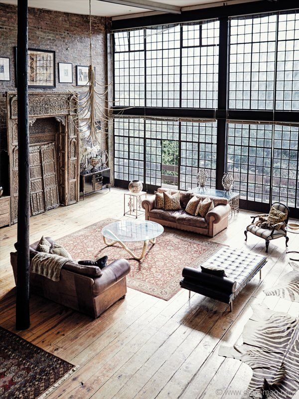industrial chic lighting living room kitchen interior design decor