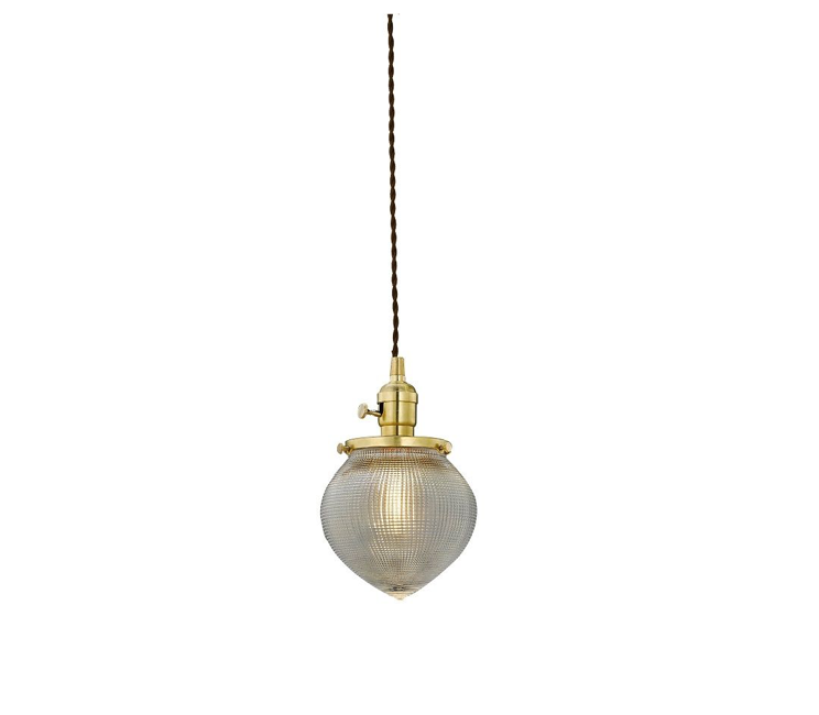 schoolhouse art deco pendant light