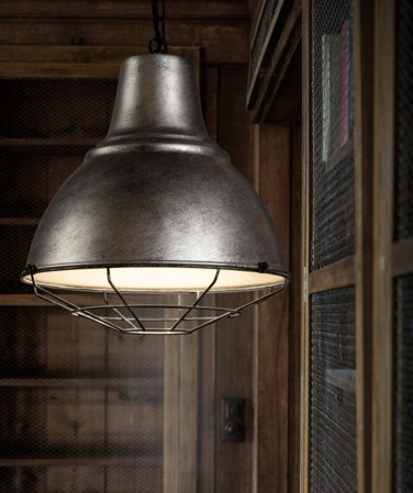 industrial chic lighting living room kitchen interior design decor
