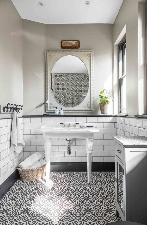 Victorian Bathroom Lighting Ideas, Victorian Style Bathroom Mirrors With Lights