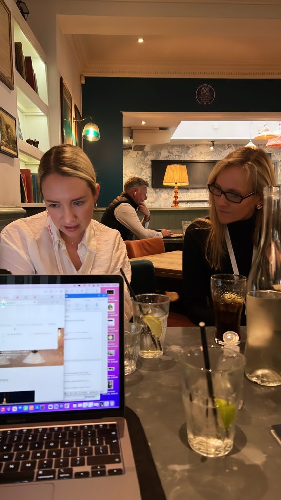 The Soho team planning for upcoming project post London Design Week.