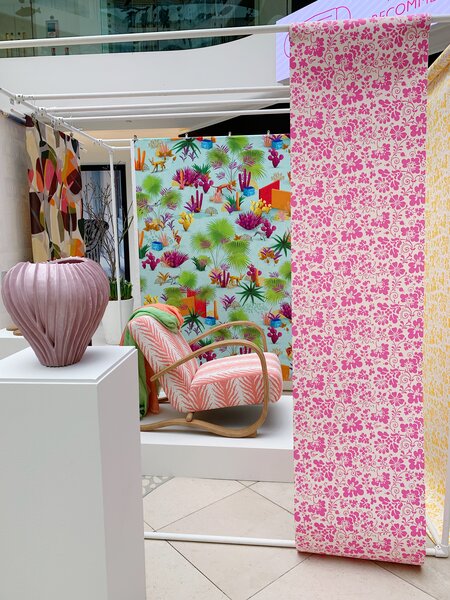 Images showing inspiration from showroom displays at London Design Week. 