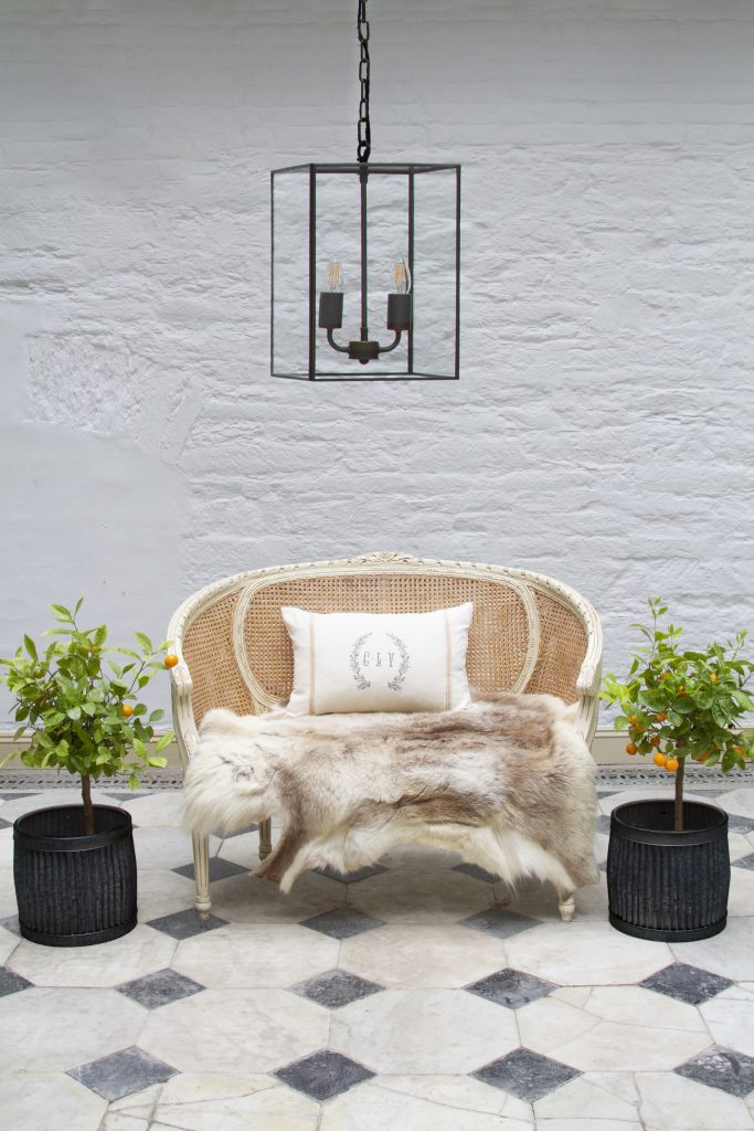 Langdon black lantern pendant light