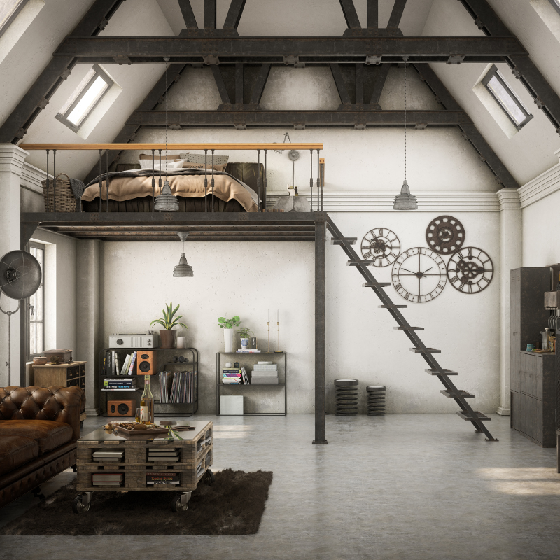 industrial design interiors